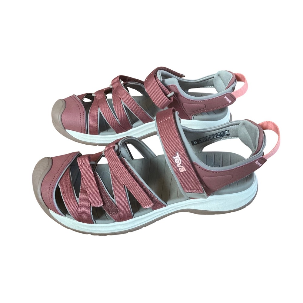 Teva Tirra Sport Sandals Womens 8 Rose Brown Comfort Hiking Water Strappy
